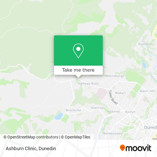 Ashburn Clinic map