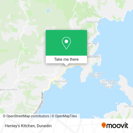 Henley's Kitchen map
