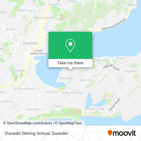 Dunedin Driving School map