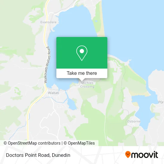 Doctors Point Road map