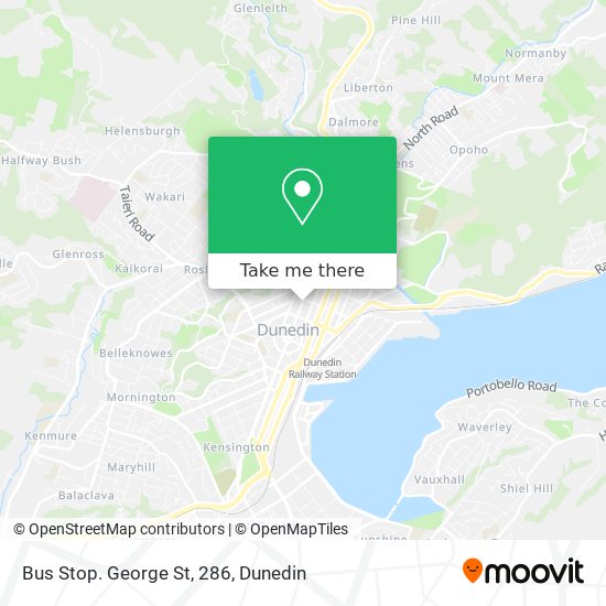 Bus Stop. George St, 286 map