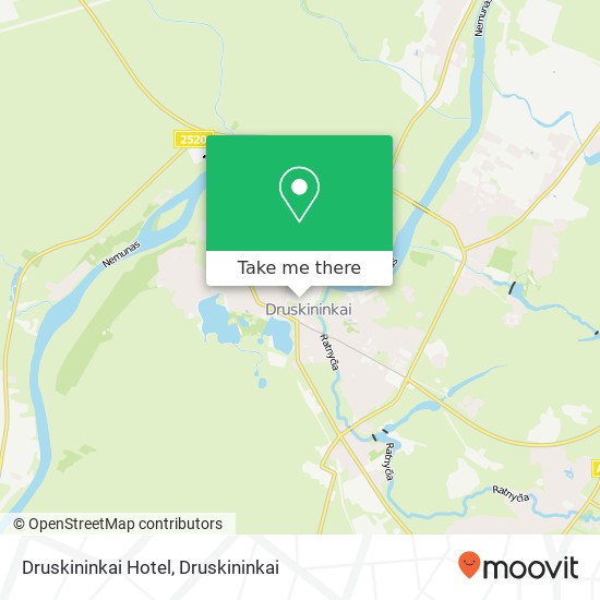 Druskininkai Hotel map
