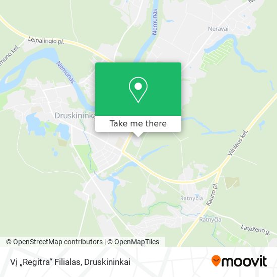 Vį „Regitra“ Filialas map
