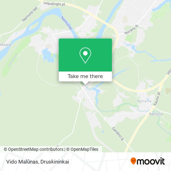 Vido Malūnas map