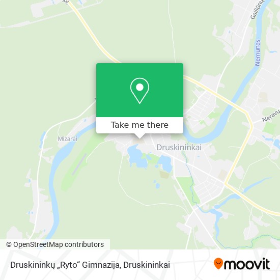 Druskininkų „Ryto“ Gimnazija map