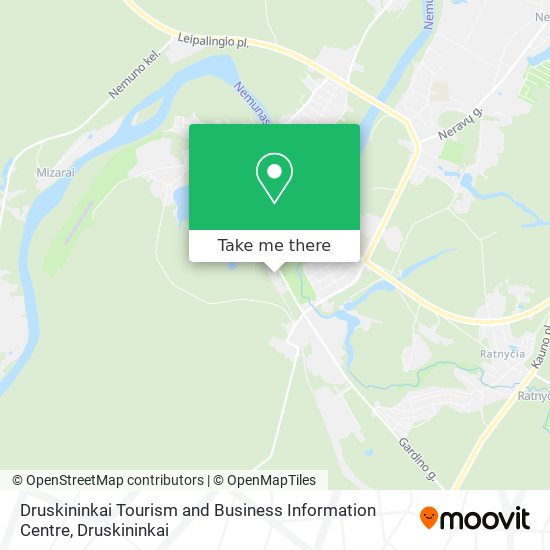 Druskininkai Tourism and Business Information Centre map