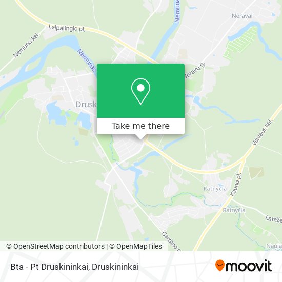 Bta - Pt Druskininkai map
