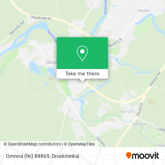 Omniva (Iki) 88865 map