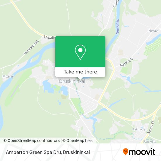 Amberton Green Spa Dru map