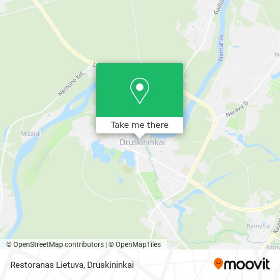 Restoranas Lietuva map