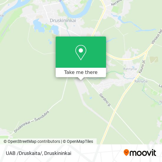 Карта UAB /Druskaita/
