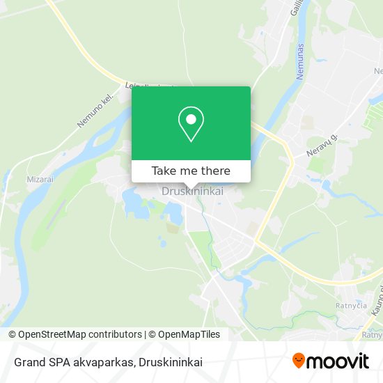 Grand SPA akvaparkas map