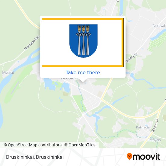 Druskininkai map