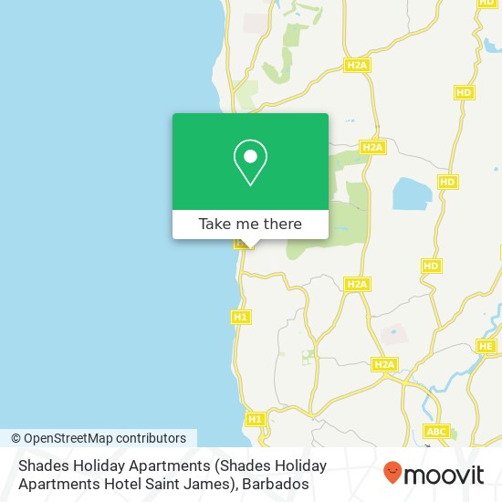 Shades Holiday Apartments (Shades Holiday Apartments Hotel Saint James) map