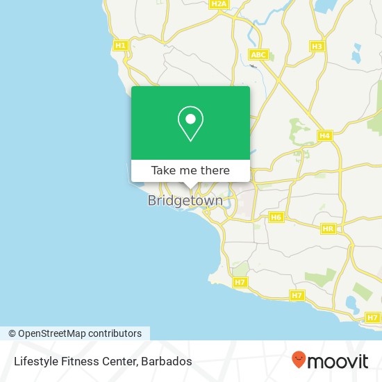 Lifestyle Fitness Center map