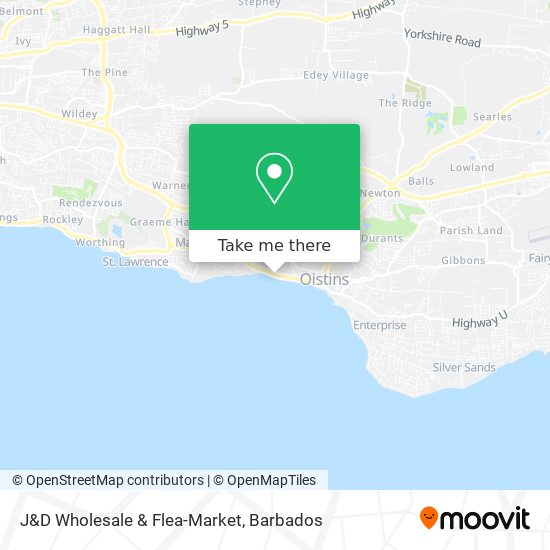 J&D Wholesale & Flea-Market map