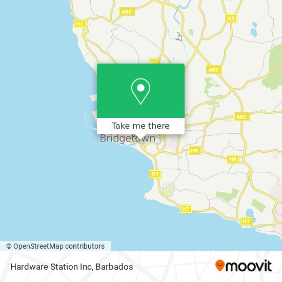 Hardware Station Inc map