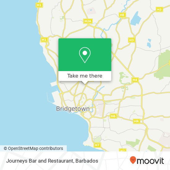 Journeys Bar and Restaurant map