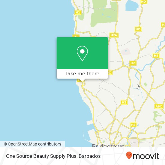 One Source Beauty Supply Plus map