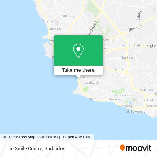 The Smile Centre map