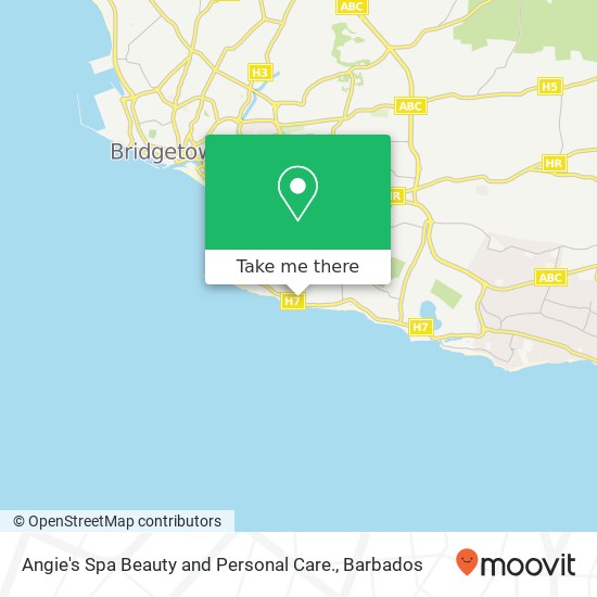 Angie's Spa Beauty and Personal Care. map
