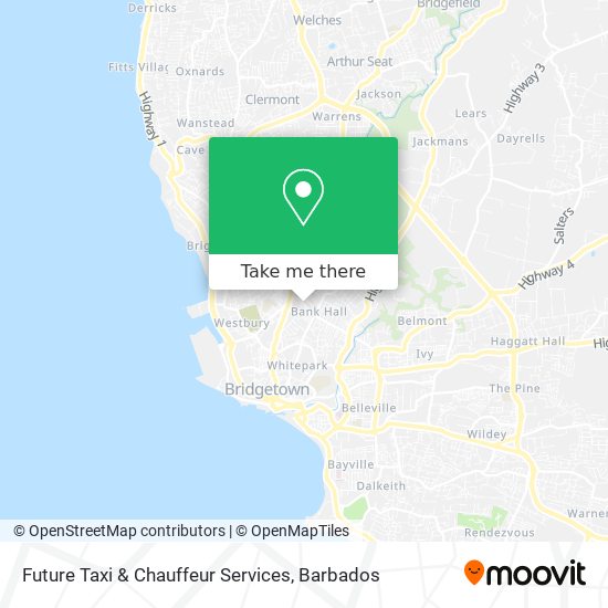Future Taxi & Chauffeur Services map