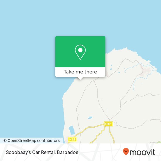 Scoobaay's Car Rental map