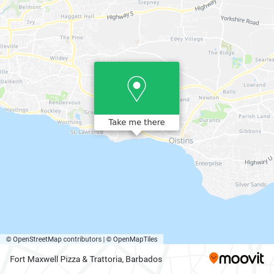 Fort Maxwell Pizza & Trattoria map