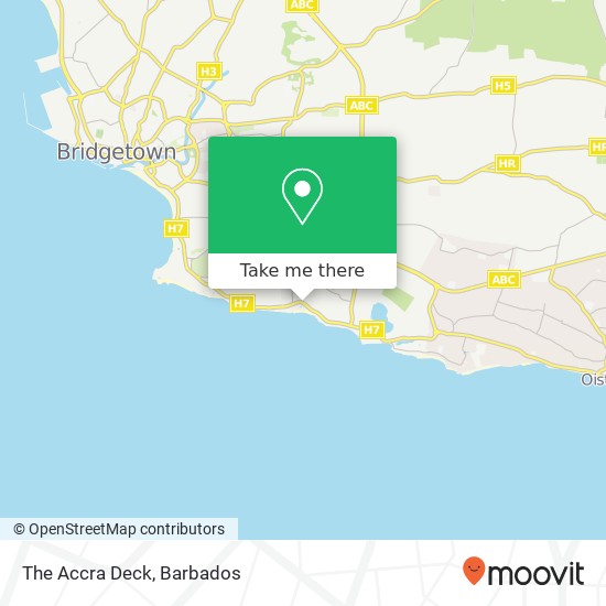 The Accra Deck map