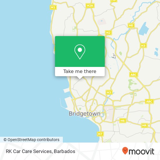 RK Car Care Services map