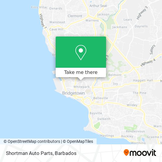 Shortman Auto Parts map