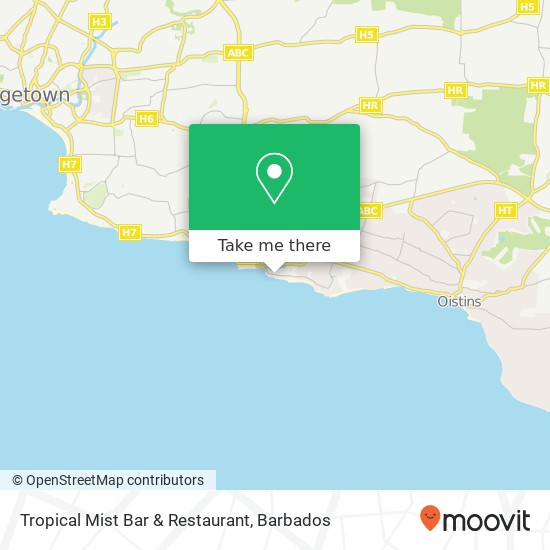 Tropical Mist Bar & Restaurant map