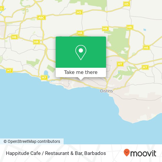 Happitude Cafe / Restaurant & Bar map