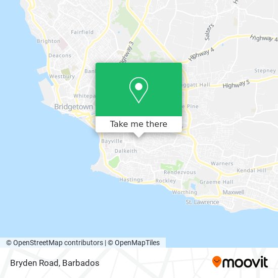 Bryden Road map