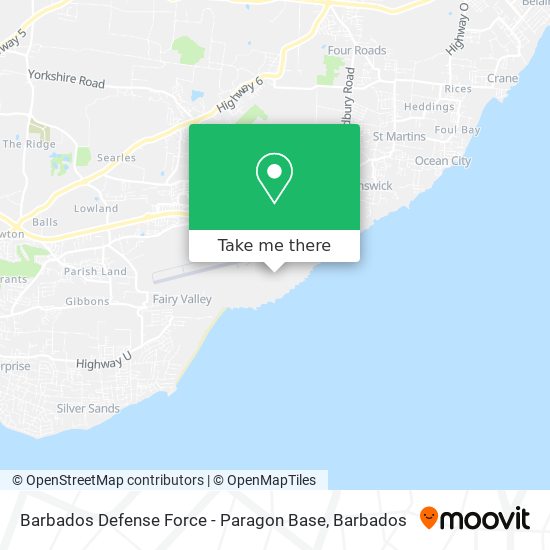Barbados Defense Force - Paragon Base map