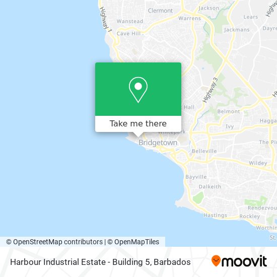 Harbour Industrial Estate - Building 5 map