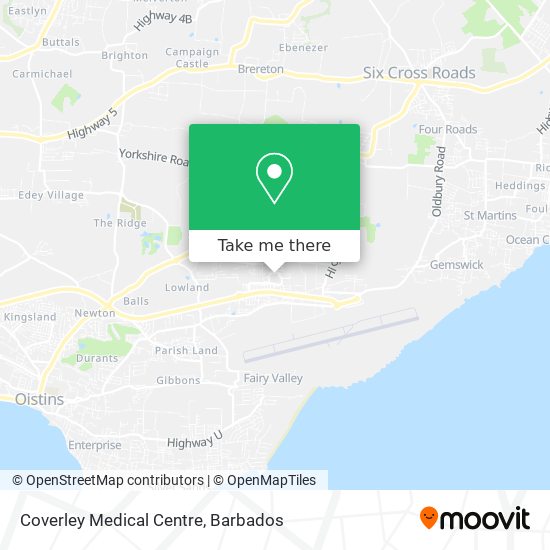 Coverley Medical Centre map