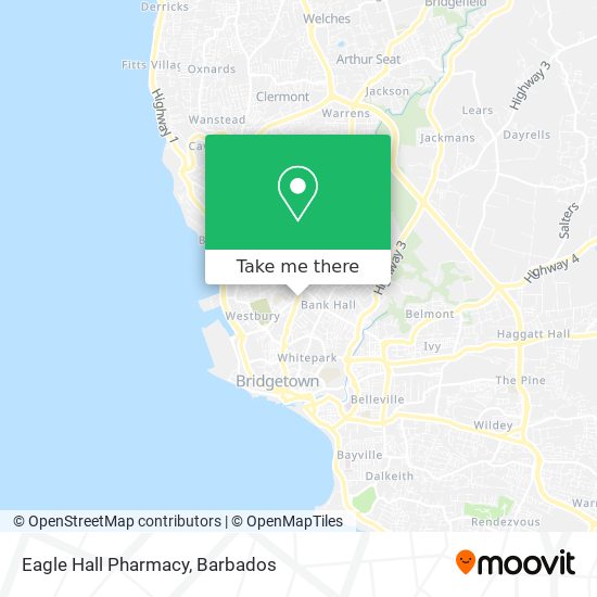 Eagle Hall Pharmacy map
