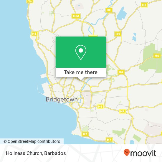 Holiness Church map