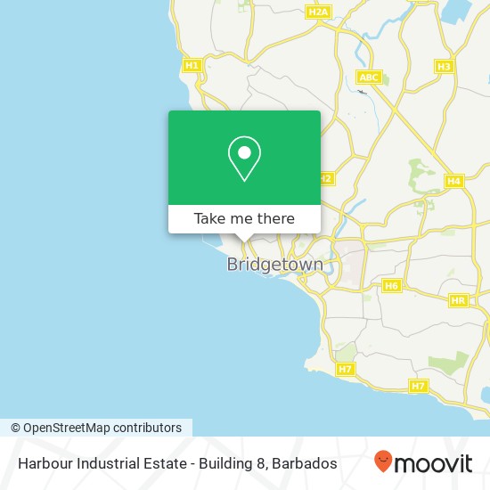 Harbour Industrial Estate - Building 8 map