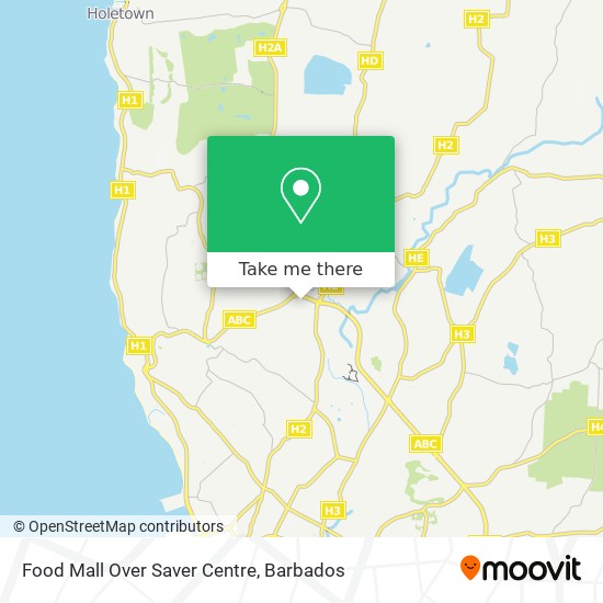 Food Mall Over Saver Centre map