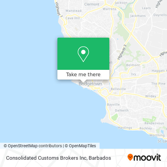 Consolidated Customs Brokers Inc map