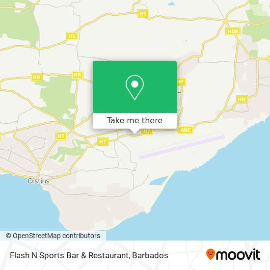 Flash N Sports Bar & Restaurant map