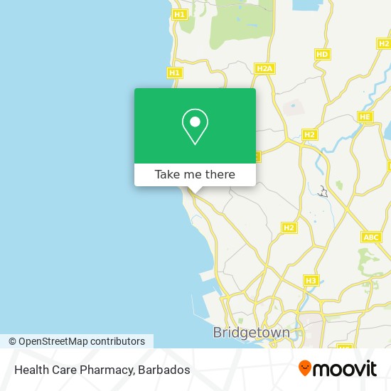 Health Care Pharmacy map