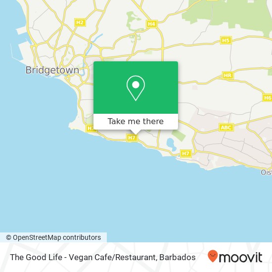 The Good Life - Vegan Cafe / Restaurant map