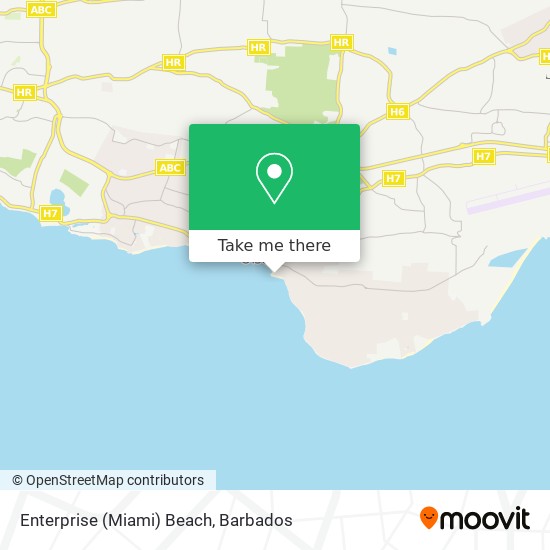Enterprise (Miami) Beach map