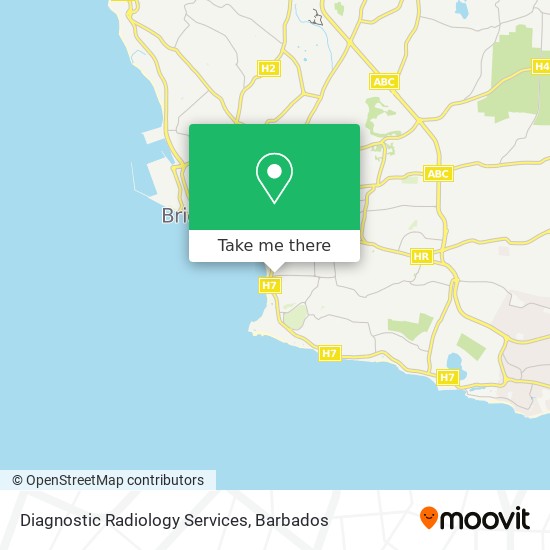 Diagnostic Radiology Services map