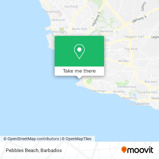 Pebbles Beach map