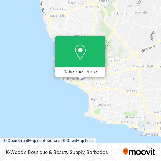 K-Wood's Boutique & Beauty Supply map