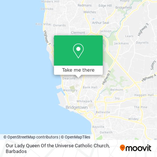 Our Lady Queen Of the Universe Catholic Church map